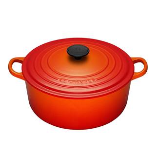 Bräter Tradition, rund	- Gusseisen, 20cm, Farbe Ofenrot oder Schwarz (auch in Größe 24cm erhältlich) | Outletpreis € 185,50