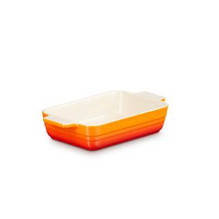 Auflaufform Klassik - Steinzeug, 18cm (auch in 25 und 32cm erhältlich) Farbe Ofenrot oder Schwarz | Outletpreis € 29,40