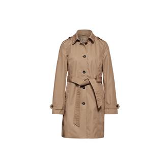 *Trench-Coat in dark nutty mocca and gravity blue | outlet price € 79,99
