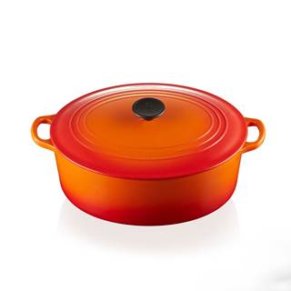 Oval Cast Iron Roaster, 31 cm, in Oven Red or Black | outlet price € 297,50